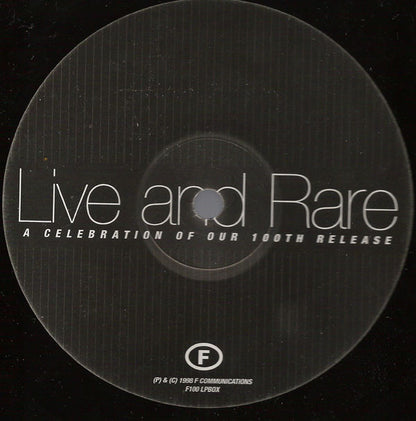 Various : Live And Rare (3x12", Comp + Box, Ltd)