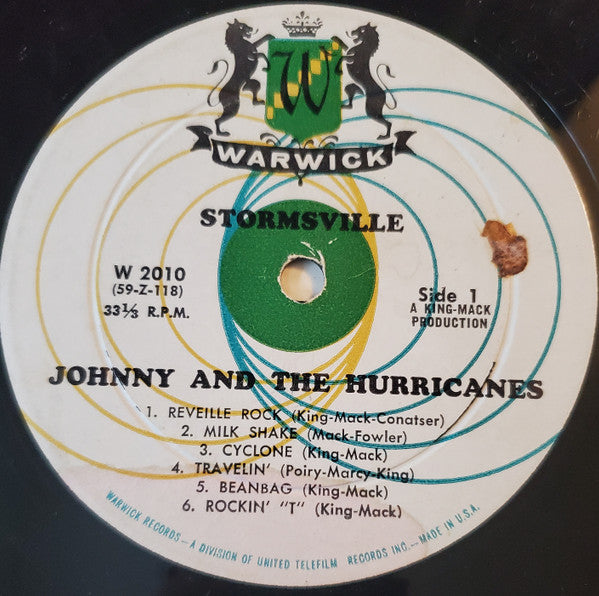 Johnny And The Hurricanes : Stormsville (LP, Album, Mono)