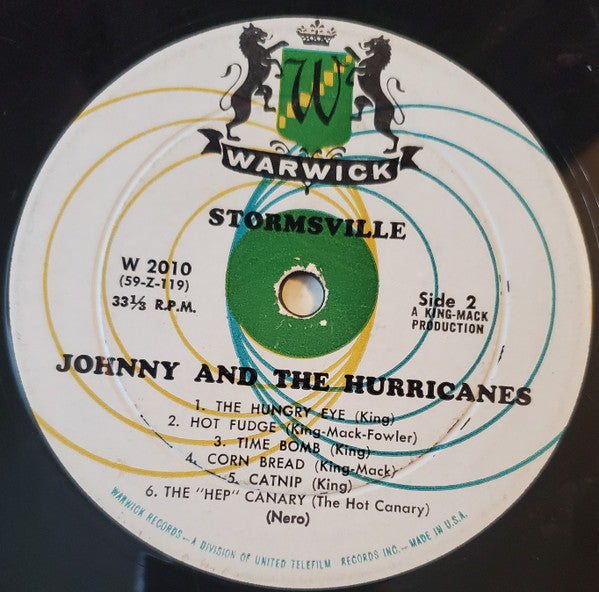 Johnny And The Hurricanes : Stormsville (LP, Album, Mono)