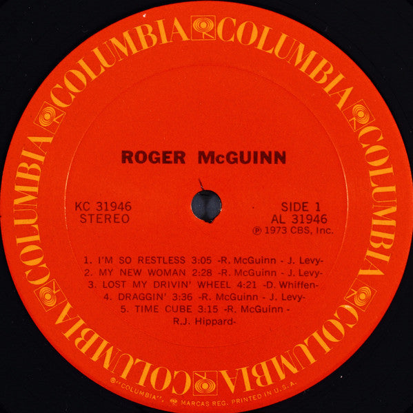 Roger McGuinn : Roger McGuinn (LP, Album)