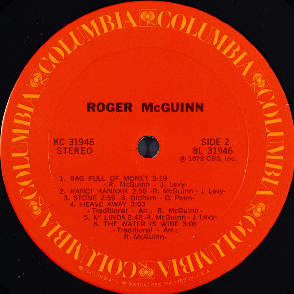 Roger McGuinn : Roger McGuinn (LP, Album)