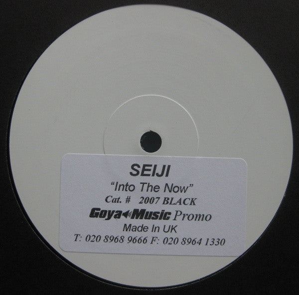 Seiji : Into The Now (12", Promo, W/Lbl)