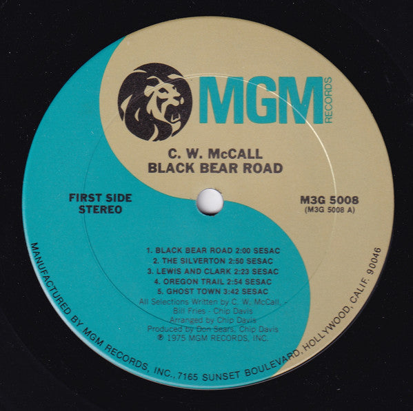 C.W. McCall : Black Bear Road (LP, Gat)