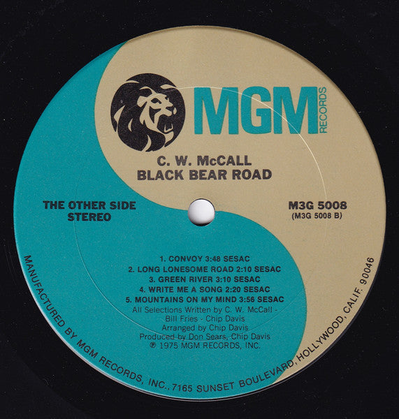 C.W. McCall : Black Bear Road (LP, Gat)