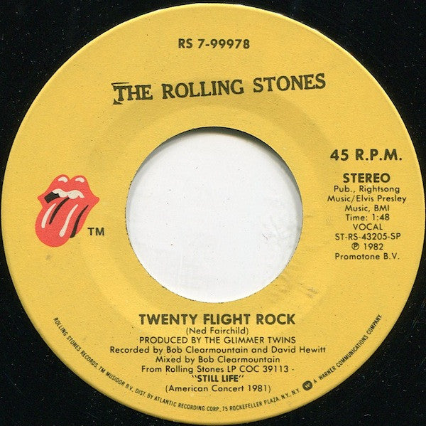 The Rolling Stones : Time Is On My Side (Live) (7", Spe)