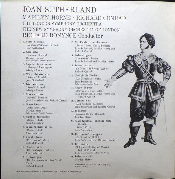 Joan Sutherland, Marilyn Horne, Richard Conrad : Richard Bonynge ; London Symphony Orchestra / The New Symphony Orchestra Of London : The Age Of Bel Canto (2xLP, Bla + Box)