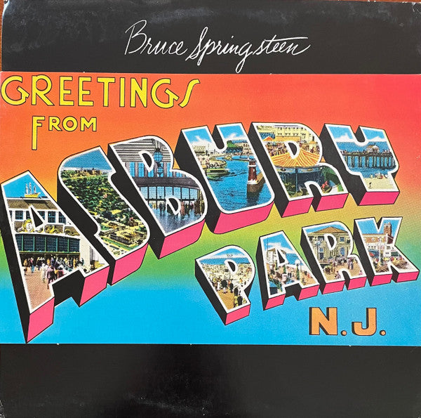 Bruce Springsteen : Greetings From Asbury Park, N.J. (LP, Album, RE, Car)