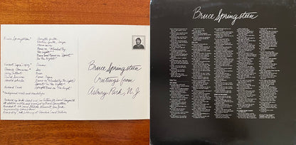 Bruce Springsteen : Greetings From Asbury Park, N.J. (LP, Album, RE, Car)
