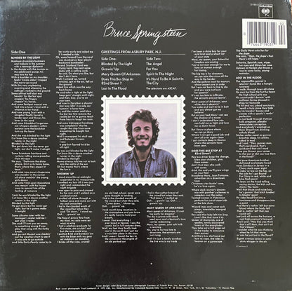 Bruce Springsteen : Greetings From Asbury Park, N.J. (LP, Album, RE, Car)
