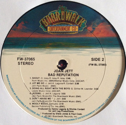 Joan Jett : Bad Reputation (LP, Album, RE, Gol)