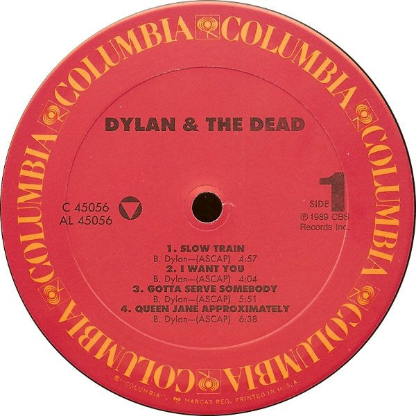 Bob Dylan & The Grateful Dead : Dylan & The Dead (LP, Album)