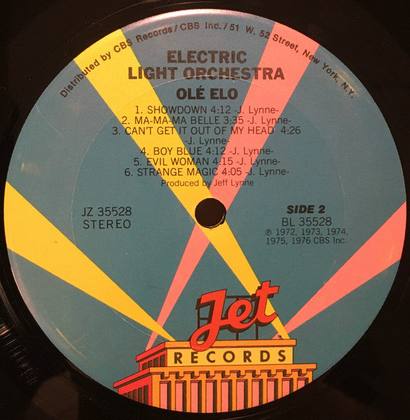 Electric Light Orchestra : Face The Music (LP, Album, RE, San)
