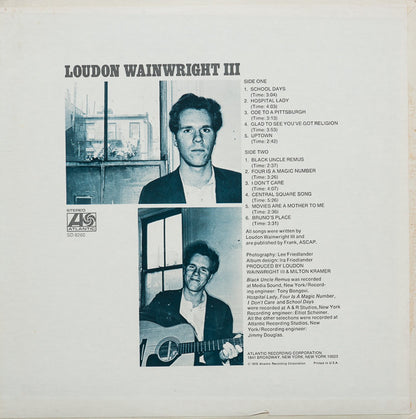 Loudon Wainwright III : Loudon Wainwright III (LP, Album, PR )