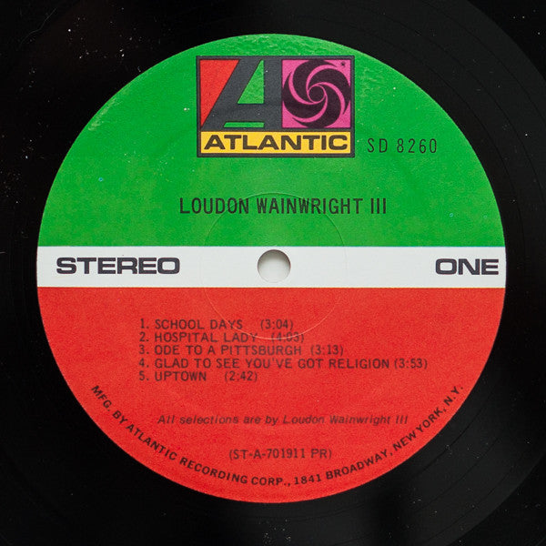 Loudon Wainwright III : Loudon Wainwright III (LP, Album, PR )