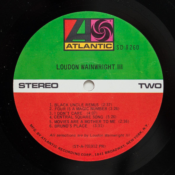 Loudon Wainwright III : Loudon Wainwright III (LP, Album, PR )