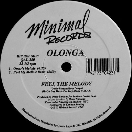 Olonga : Feel The Melody (12")