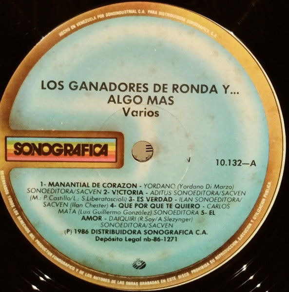 Various : Los Ganadores De Ronda Y...Algo Mas (LP, Comp)
