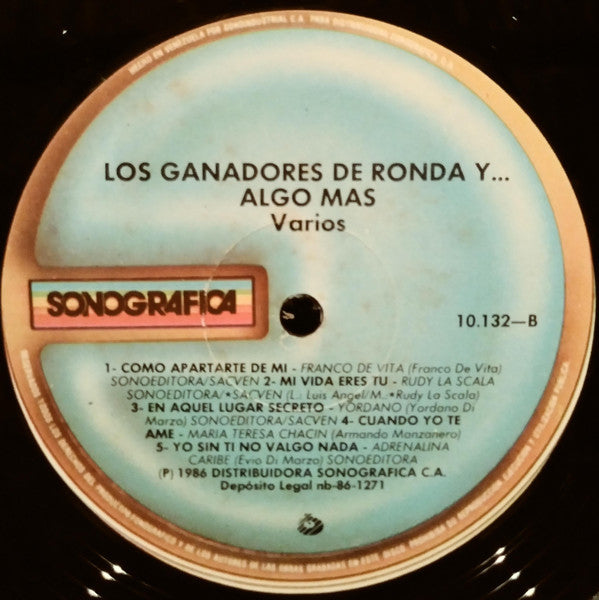 Various : Los Ganadores De Ronda Y...Algo Mas (LP, Comp)