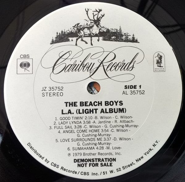 The Beach Boys : L.A. (Light Album) (LP, Album, Promo, San)