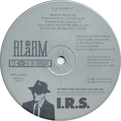 The Alarm : Eye Of The Hurricane (LP, Album)
