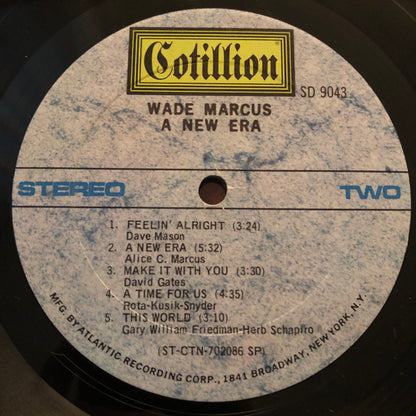 Wade Marcus : A New Era (LP, Album, Spe)