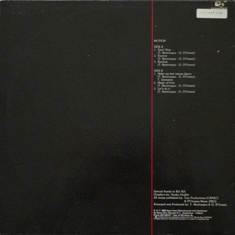 Motion (3) : Don't Stop (LP, Album)