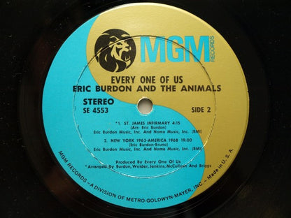 Eric Burdon & The Animals : Every One Of Us (LP, Album, H.V)