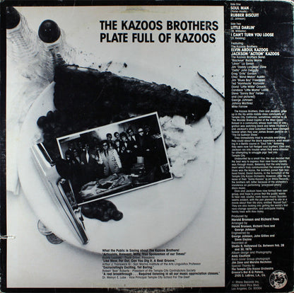 The Kazoos Brothers : A Plate Full Of Kazoos (12", EP)