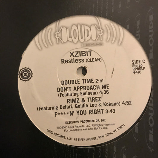 Xzibit : Restless (Clean) (2xLP, Album, Promo)