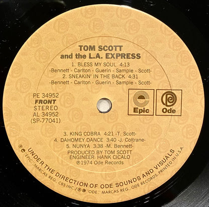 Tom Scott And The L.A. Express : Tom Scott And The L.A. Express (LP, Album, RE, RP, Car)