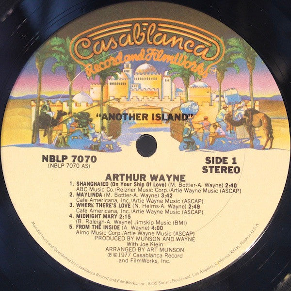 Artie Wayne : Another Island (LP, Album)
