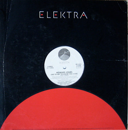 Howard Jones : Like To Get To Know You (12", Single, Promo)