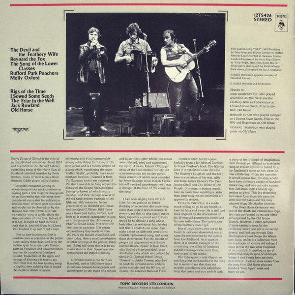 Martin Carthy : Out Of The Cut (LP, Album)