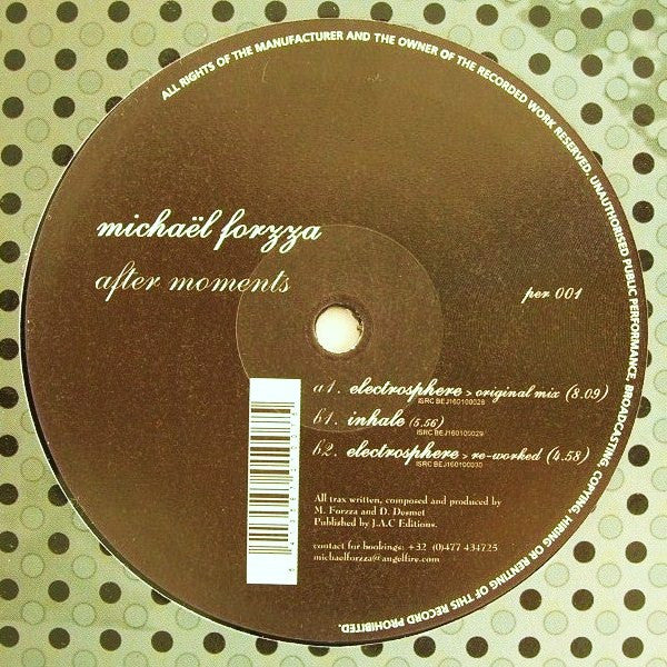 Michael Forzza : After Moments (12")