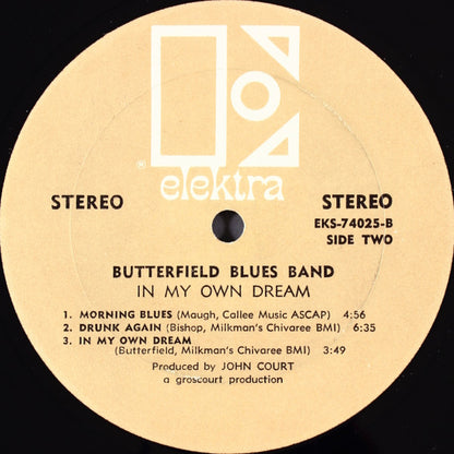 The Paul Butterfield Blues Band : In My Own Dream (LP, Album, All)