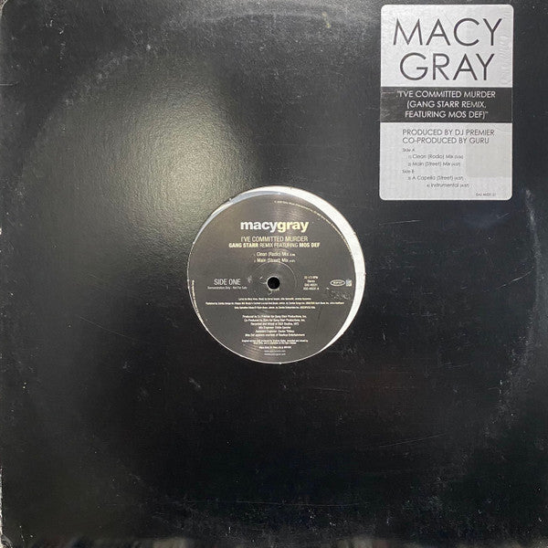 Macy Gray : I've Committed Murder (Gang Starr Remix) (12", Promo, Gre)