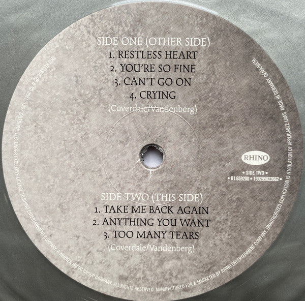 Whitesnake : Restless Heart (2xLP, Album, Ltd, Mixed, RE, RM, 180)