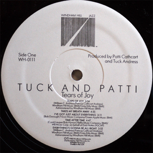 Tuck & Patti : Tears Of Joy (LP, Album)