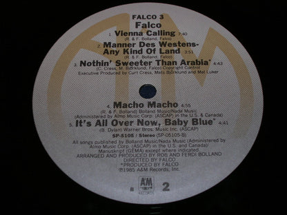 Falco : Falco 3 (LP, Album, B -)