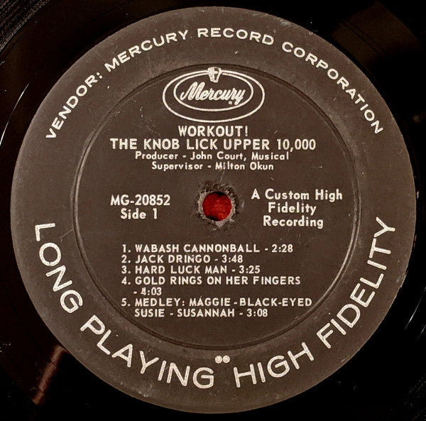 Knob Lick Upper 10,000 : Workout!!! (LP, Album, Mono)