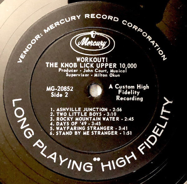 Knob Lick Upper 10,000 : Workout!!! (LP, Album, Mono)