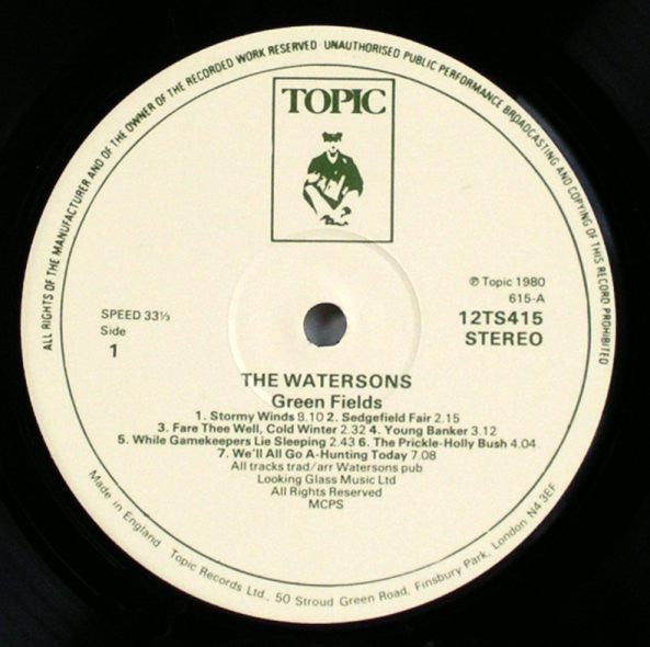 The Watersons : Green Fields (LP)