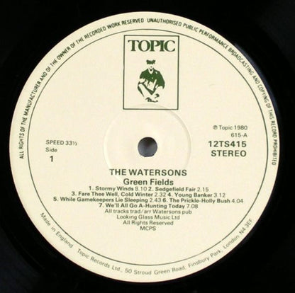 The Watersons : Green Fields (LP)
