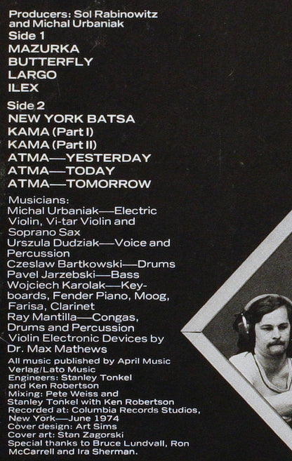 Michal Urbaniak's Fusion : Atma (LP, Album, Pit)