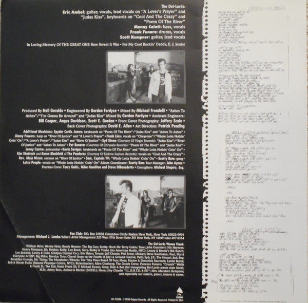 The Del Lords : Based On A True Story (LP, Album, Spe)