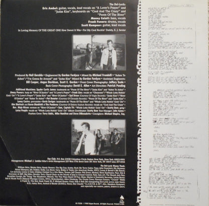 The Del Lords : Based On A True Story (LP, Album, Spe)