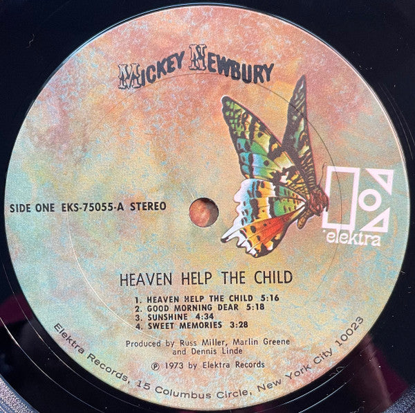 Mickey Newbury : Heaven Help The Child (LP, Album, Pit)
