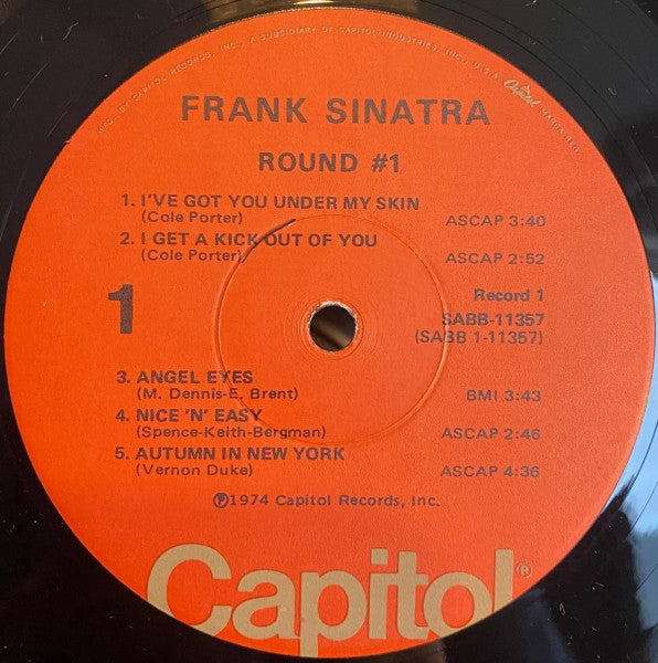 Frank Sinatra : Round #1 (2xLP, Comp, Mono, Gat)