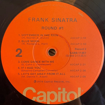 Frank Sinatra : Round #1 (2xLP, Comp, Mono, Gat)