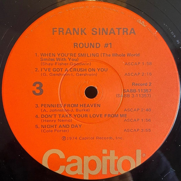 Frank Sinatra : Round #1 (2xLP, Comp, Mono, Gat)